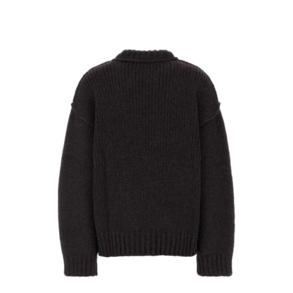 MAYFEYR - Our Legacy - Mock Roundneck Sweater - W4263MBBBROBEAMEGALPWOO
