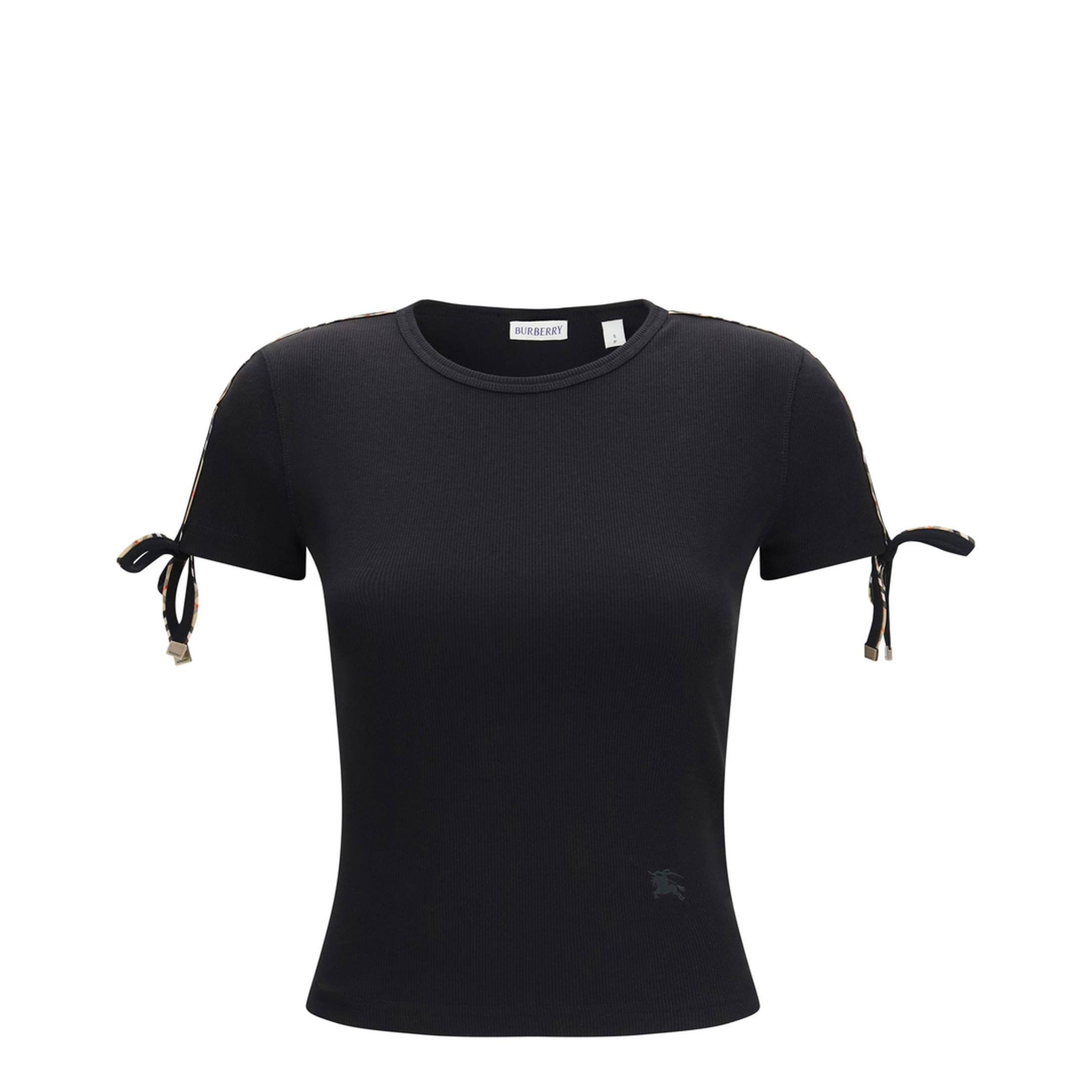 MAYFEYR - Burberry - Cotton Lace-Detail T-Shirt - 8125951