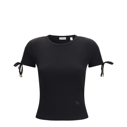 MAYFEYR - Burberry - Cotton Lace-Detail T-Shirt - 8125951