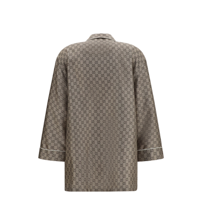 MAYFEYR - Gucci - Printed Silk Twill Shirt - 875471ZAUUN