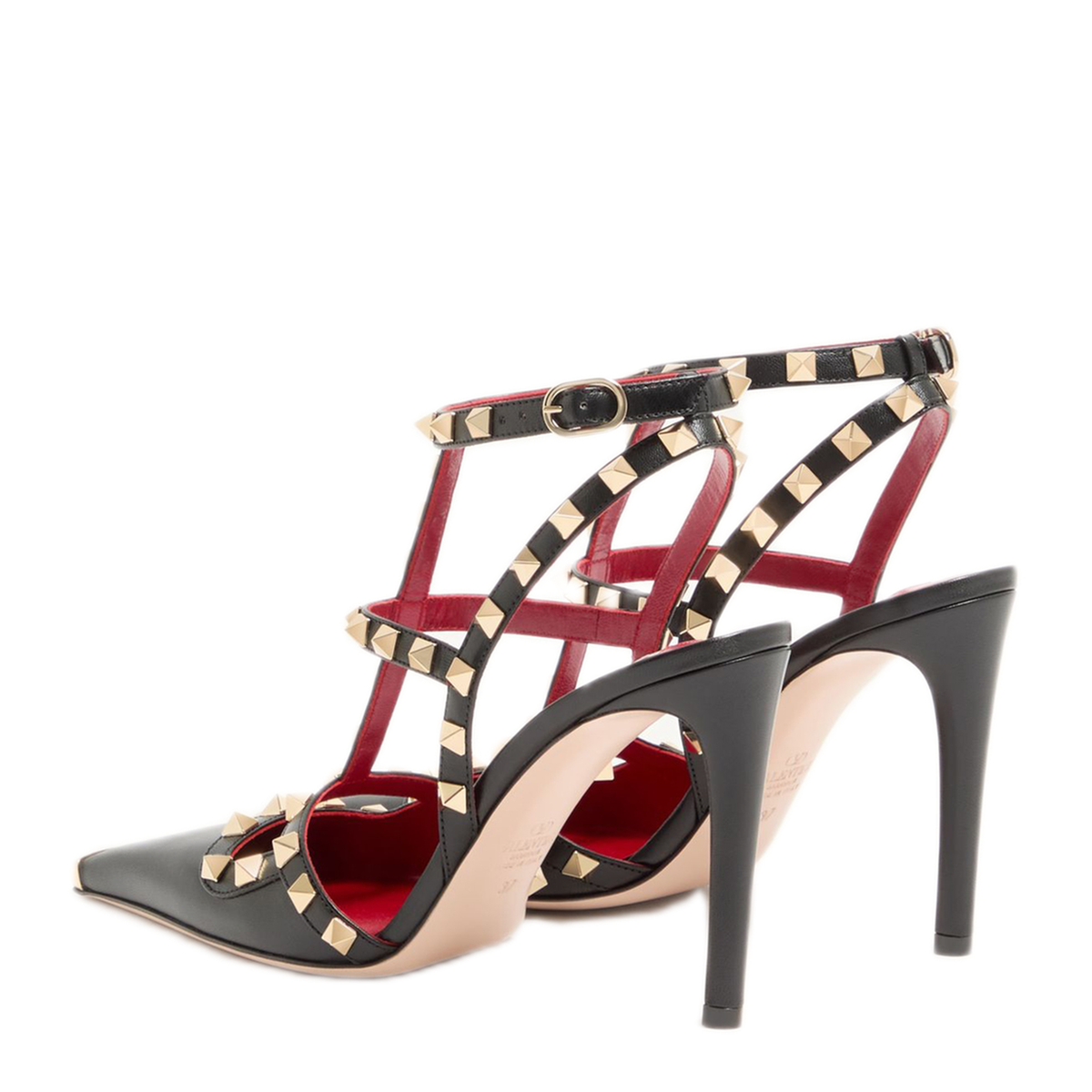 Ankle Strap Rockstud Pumps