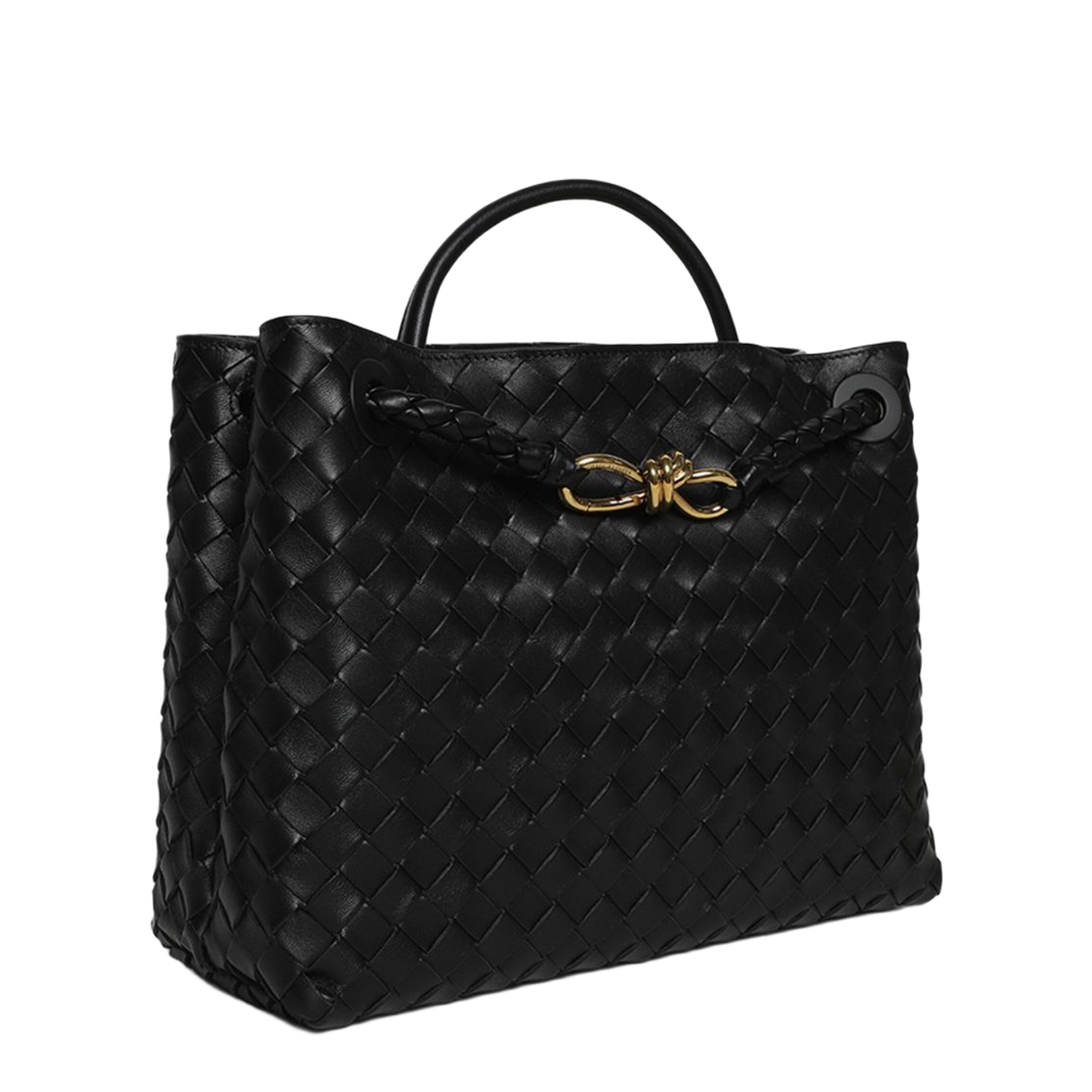 Andiamo Medium Leather Handbags - Black