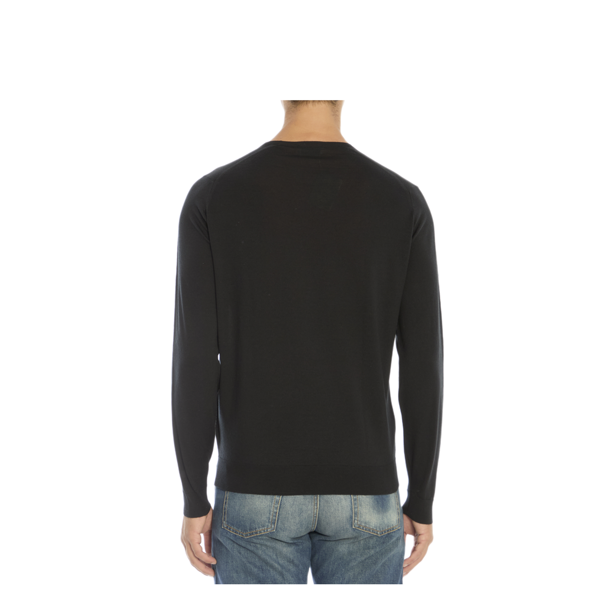 MAYFEYR - John Smedley - Black Merino Wool Sweater - LUNDYBLACK