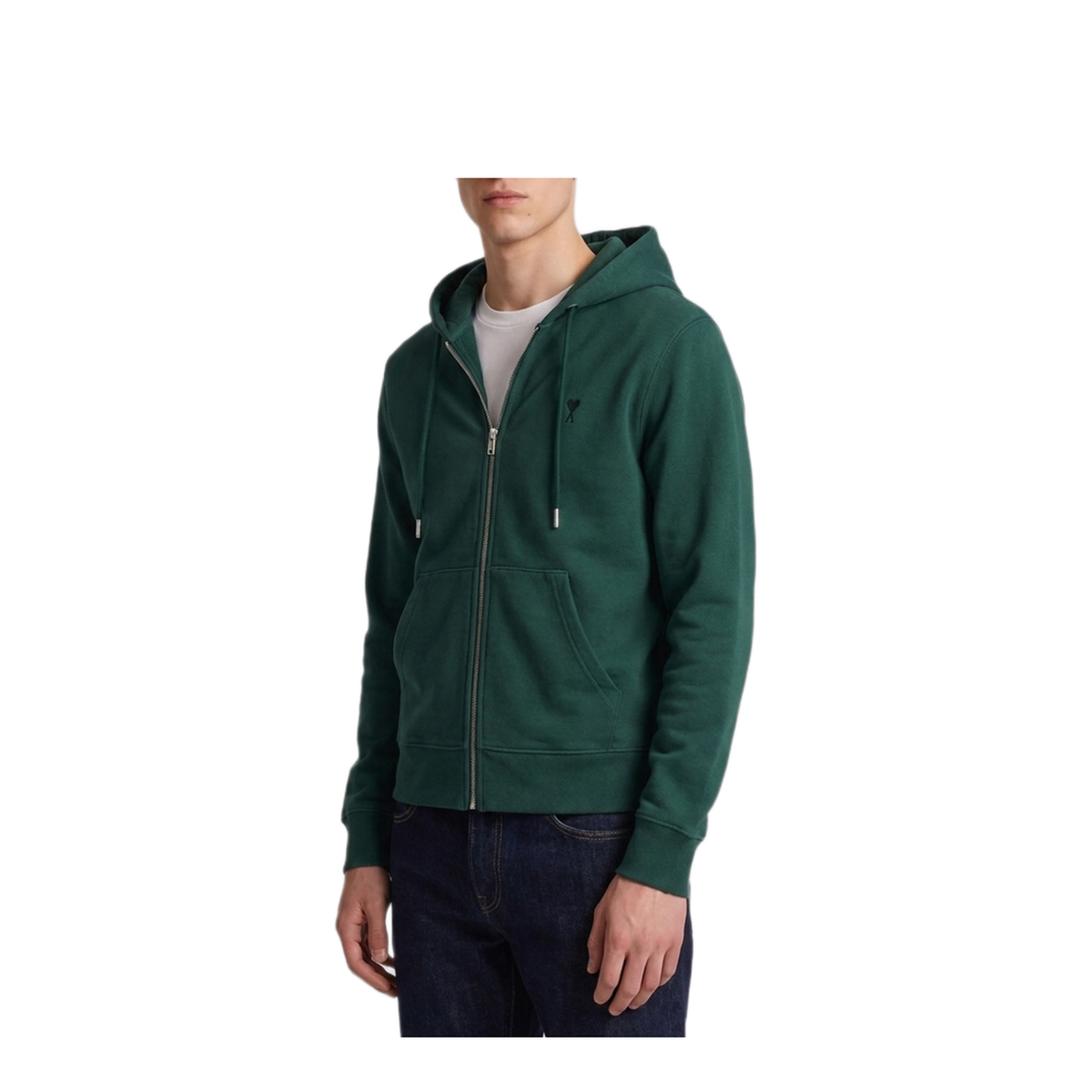 MAYFEYR - Ami Paris - Ami De Coeur Zip Up Hoodie - HSW765730A258