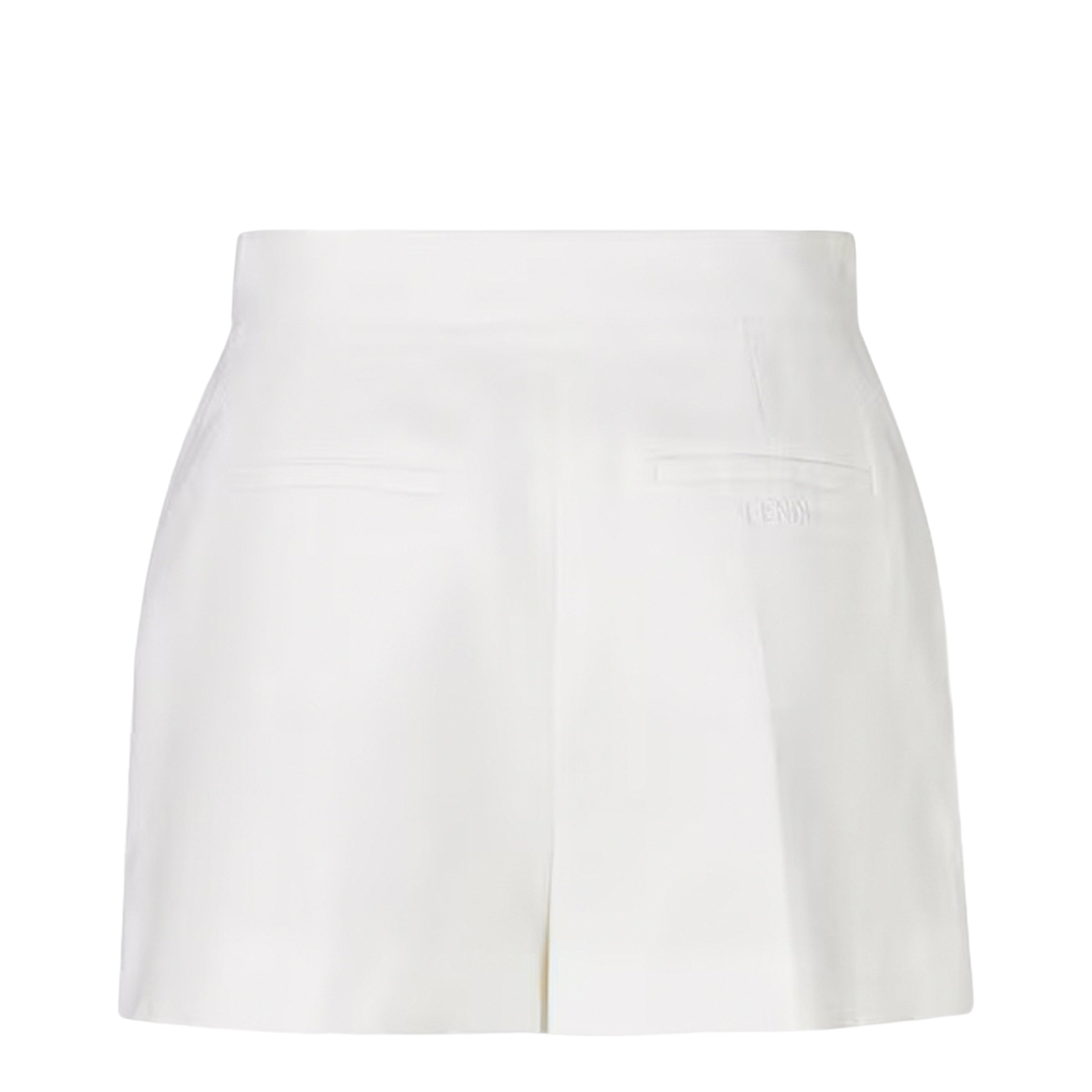 White Linen and Cotton Shorts
