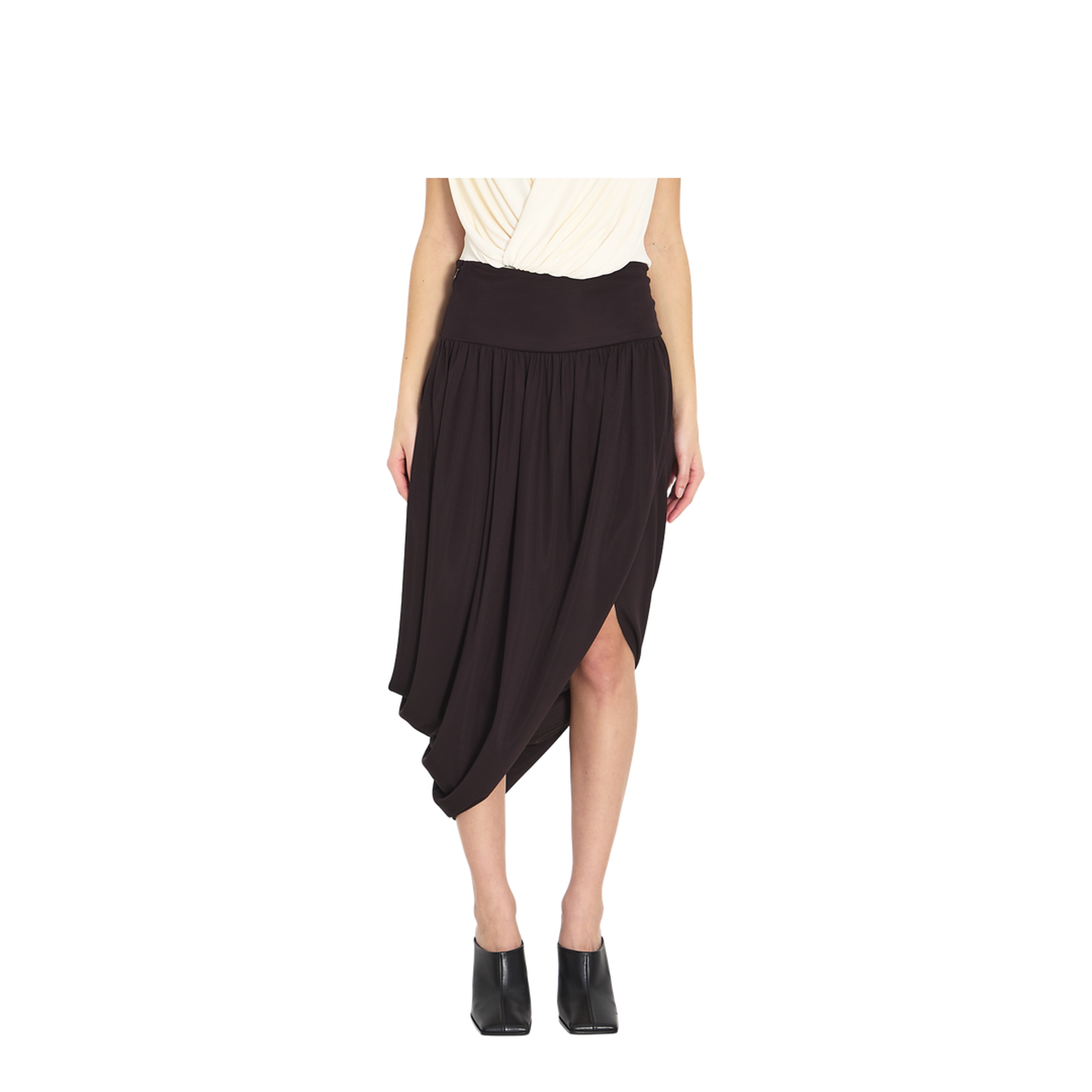 Twisted Midi Skirt