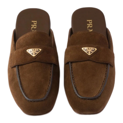 MAYFEYR - Prada - Suede Slippers - 1D766NF010103F0324