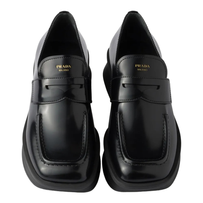 MAYFEYR - Prada - Equal Brushed Leather Loafers - 1D985NFD040055