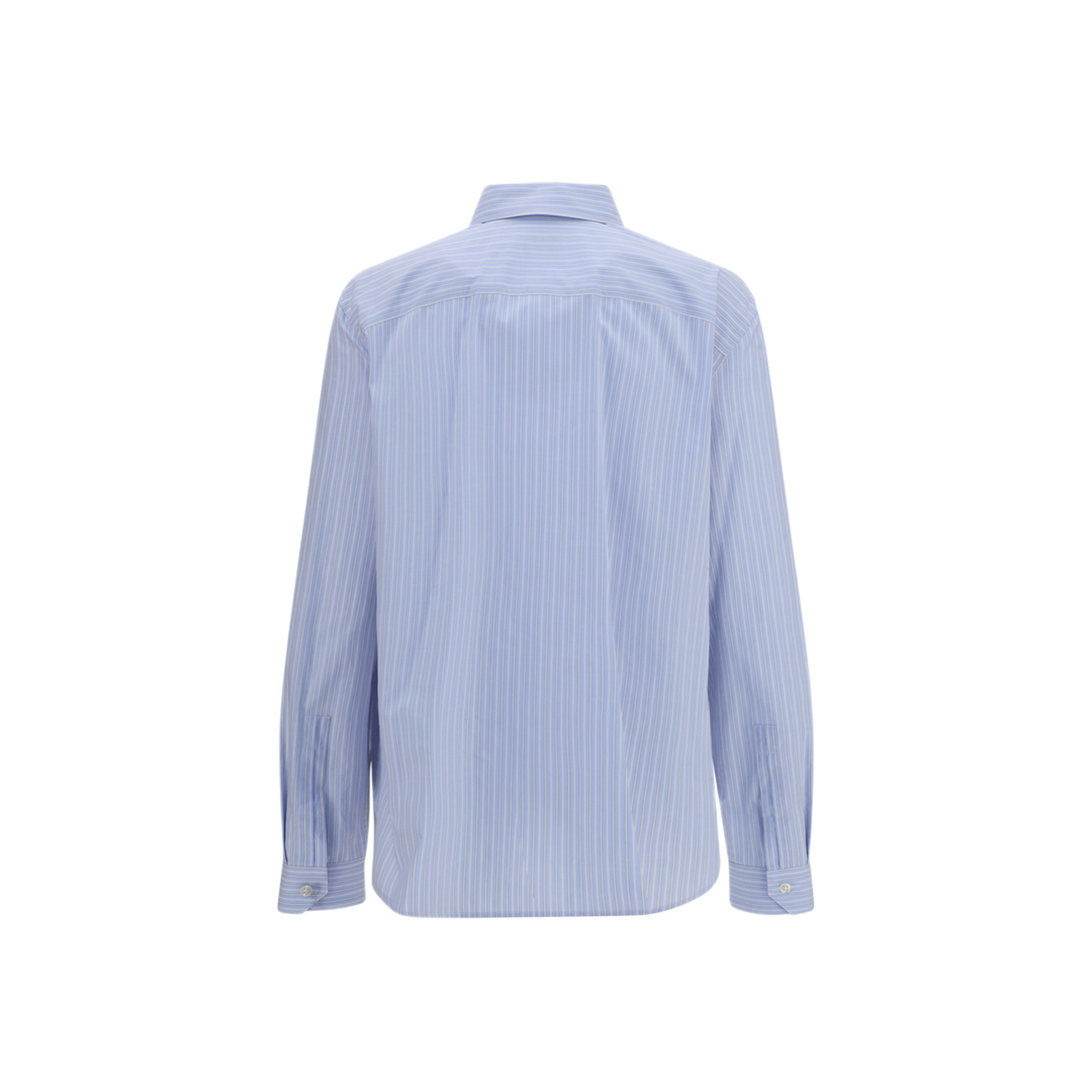MAYFEYR - Saint Laurent - Cassandre Striped Poplin Shirt - 861080Y7J66