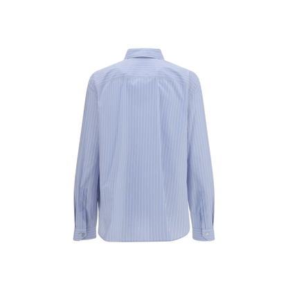 MAYFEYR - Saint Laurent - Cassandre Striped Poplin Shirt - 861080Y7J66