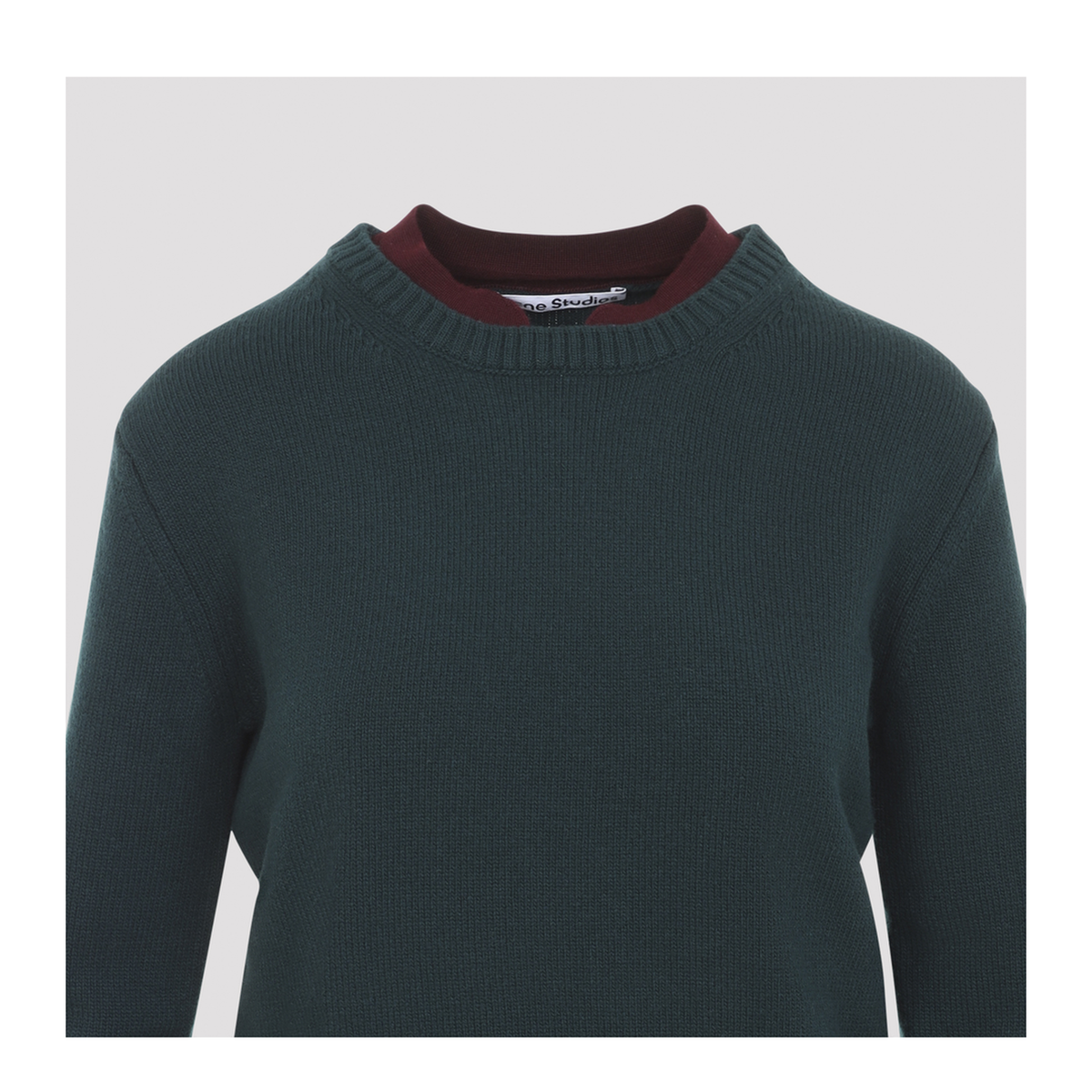 MAYFEYR - Acne Studios - Dark Green Wool Pullover - A60707AAX