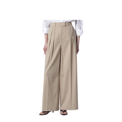 MAYFEYR - Anine Bing - Beige Lou Trousers With Pleats - A-03-11798COBGI1