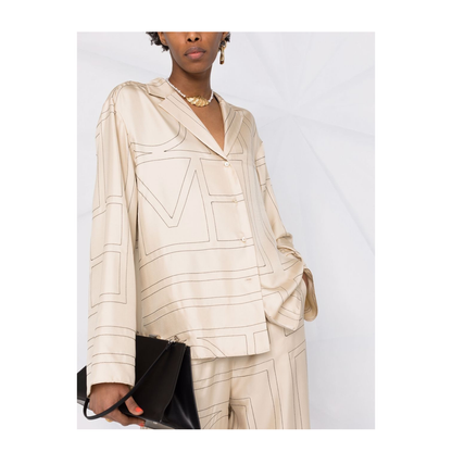 Beige Monogram Shirt