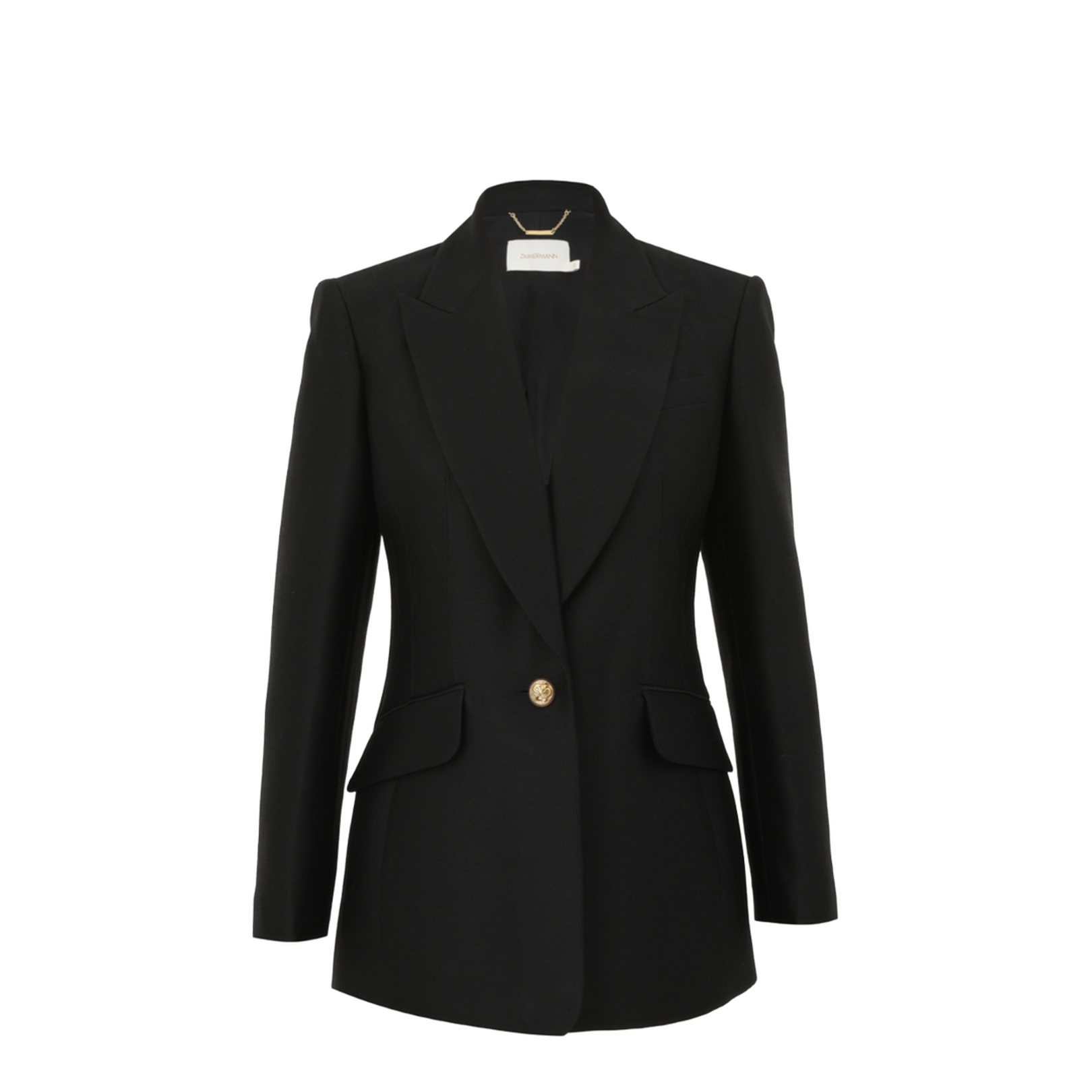 Black Wool Blend Hypnotic Blazer