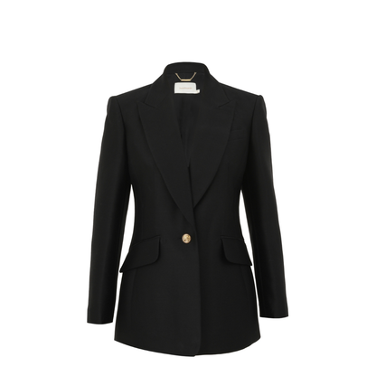 Black Wool Blend Hypnotic Blazer