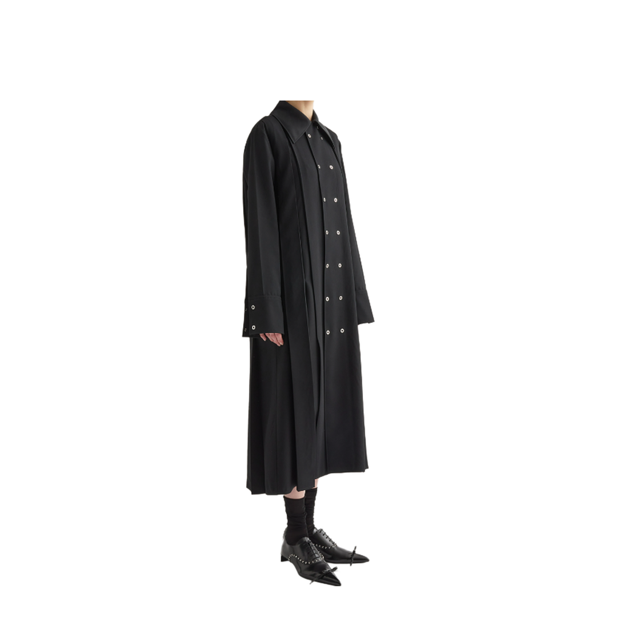 Wool Coat with Belt