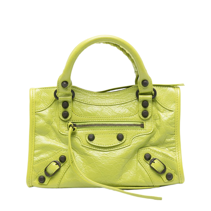 Le City Mini Lambskin Crossbody - Pistache