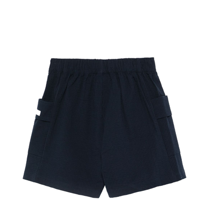 Striped Cotton Shorts