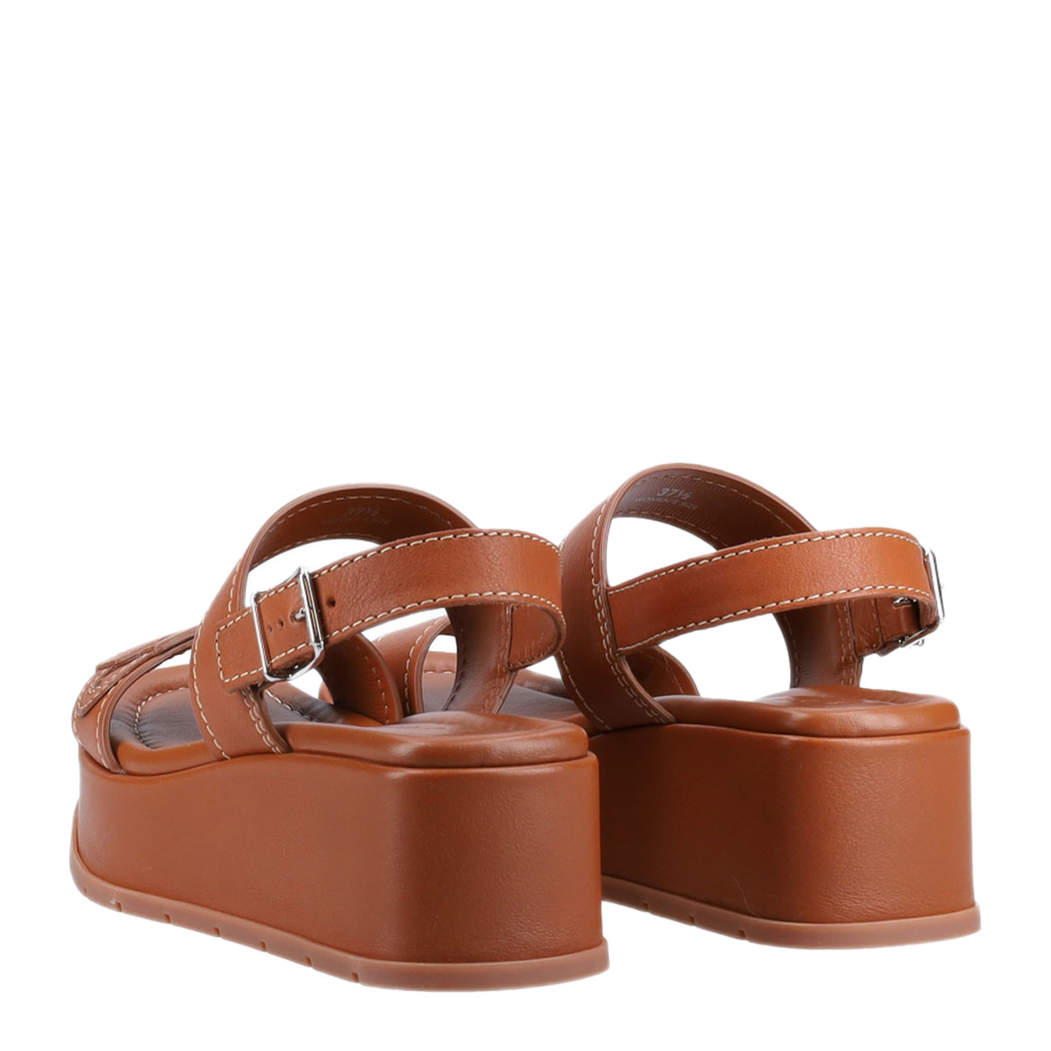 MAYFEYR - Hogan - Leather Platform Sandals - HXW7030GC30KXT