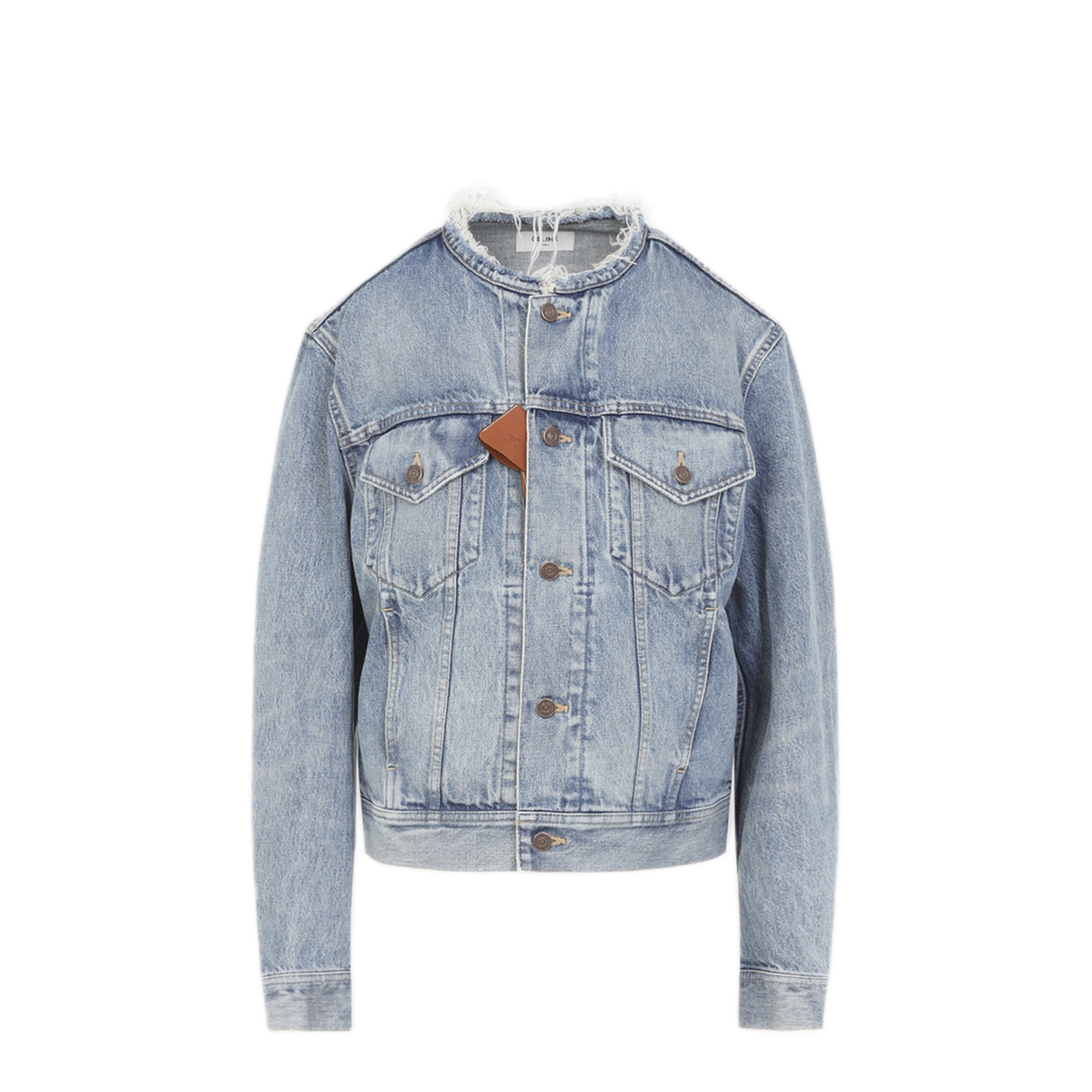 MAYFEYR - Celine - Clear Waterfall Cotton Trucker Jacket - RV1T1930FGDO5