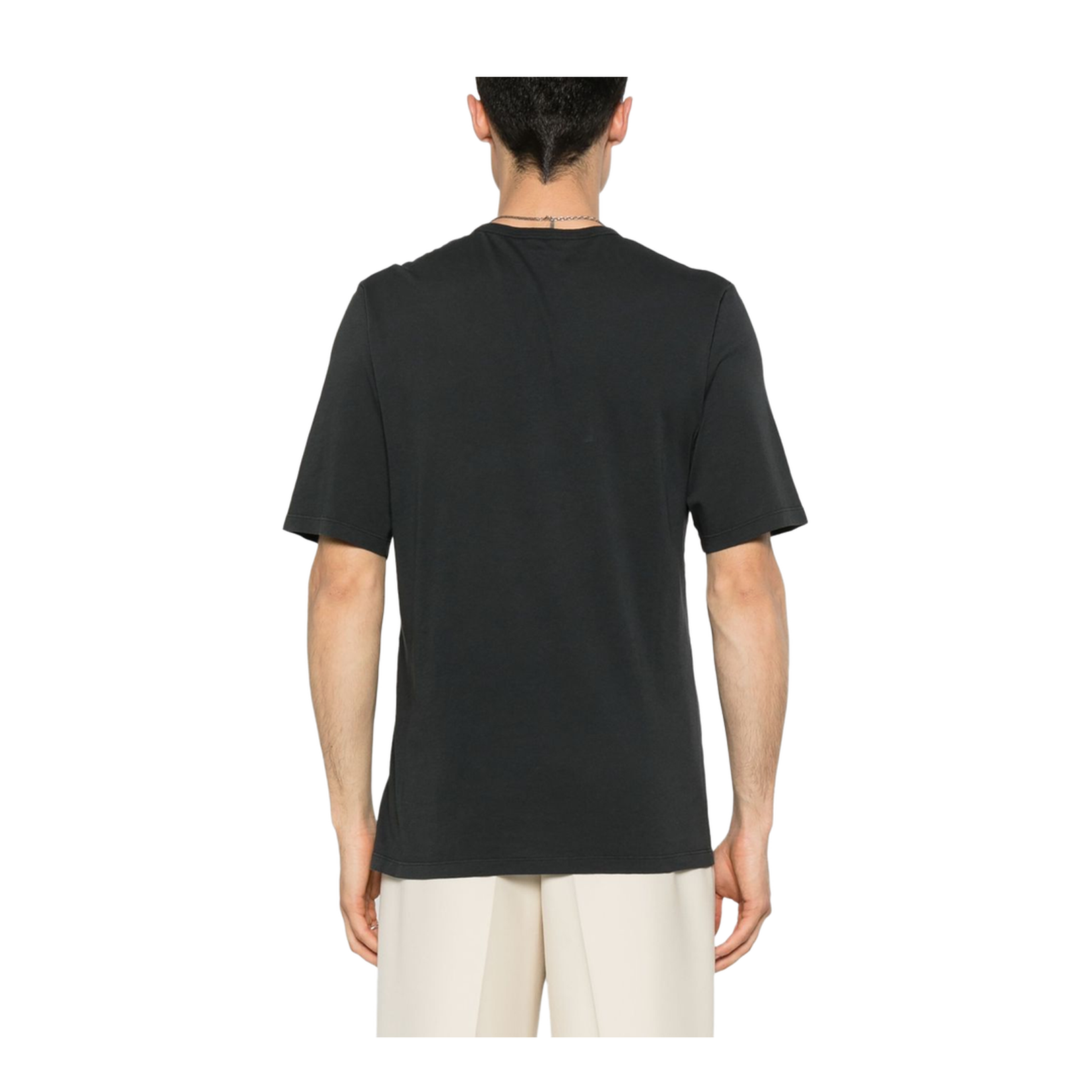 Crew Neck Black T-Shirt