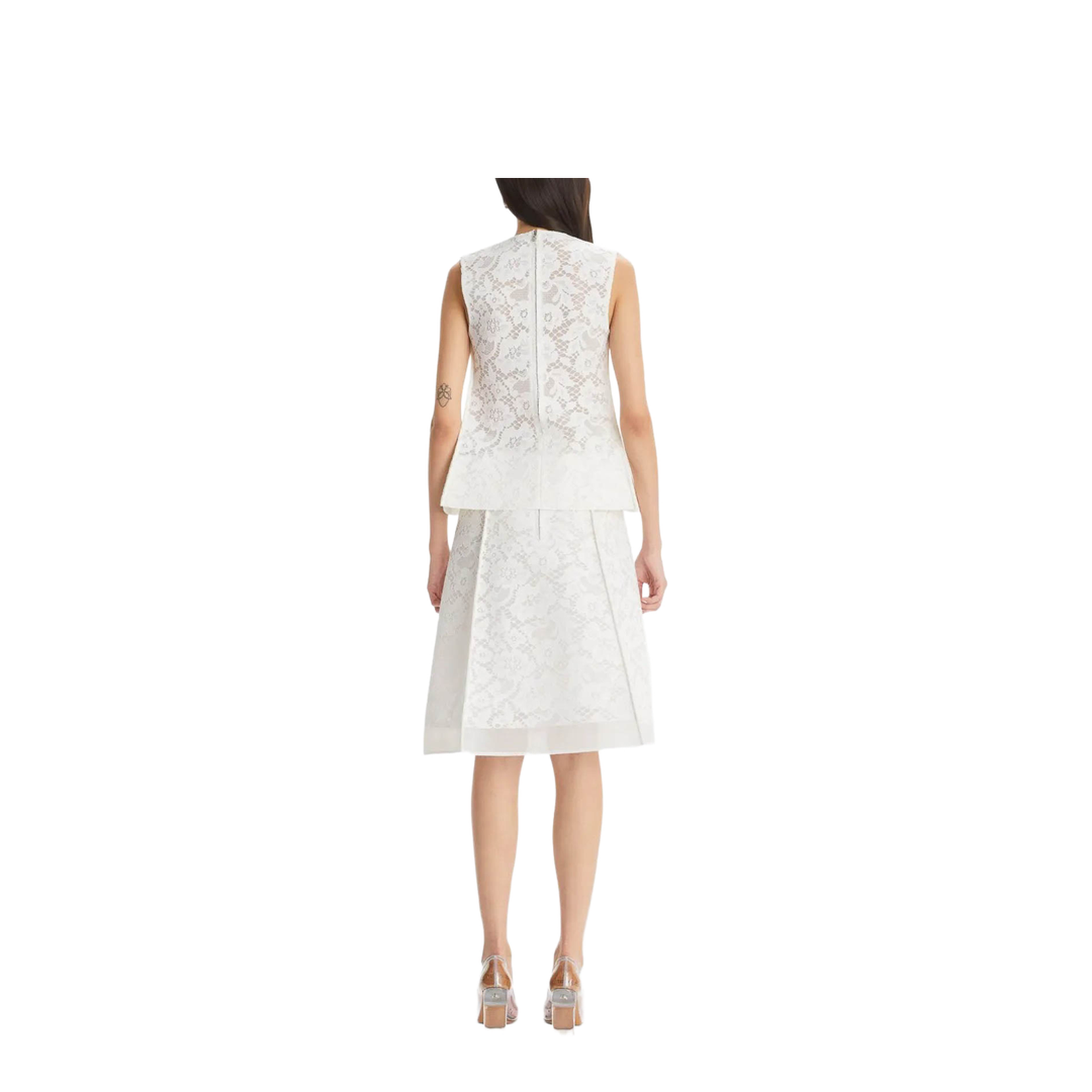 White Lace Skirt
