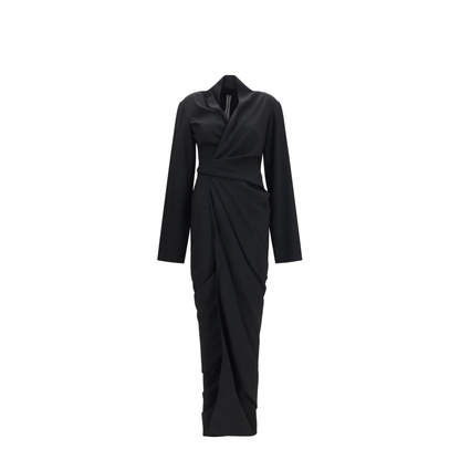 MAYFEYR - Rick Owens - Wrap Draped Long Dress - RP02F5501HY09