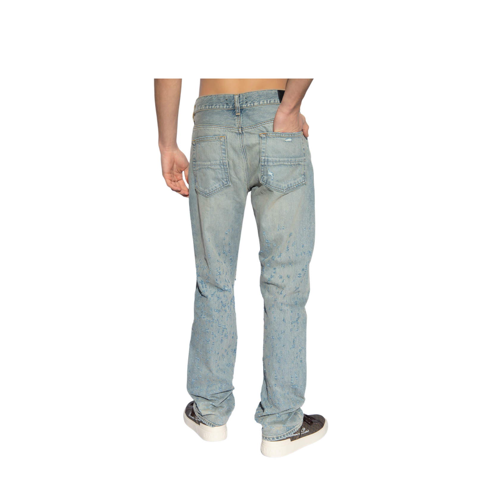 Jeans with vintage effect