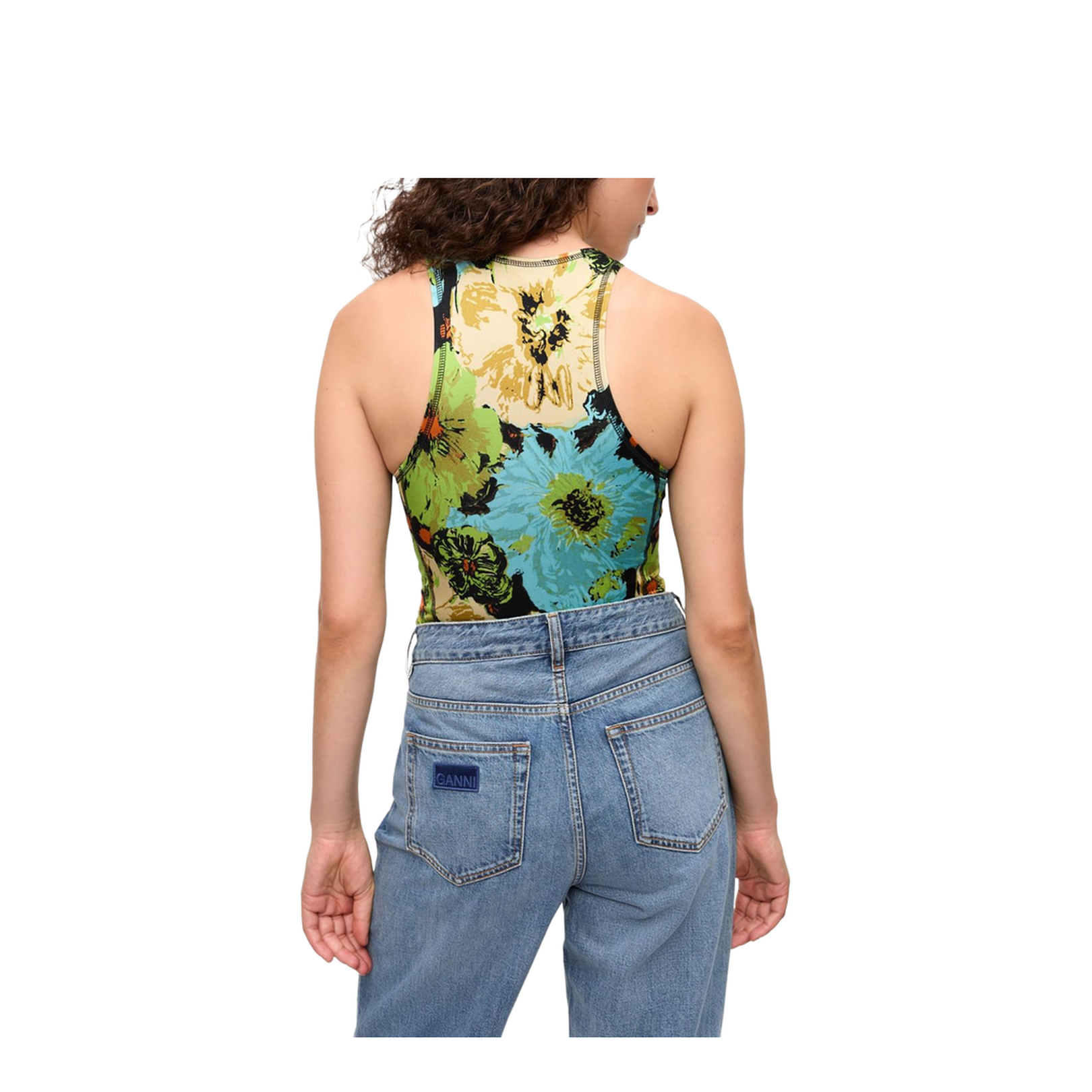 Multicolour Printed Bodysuit