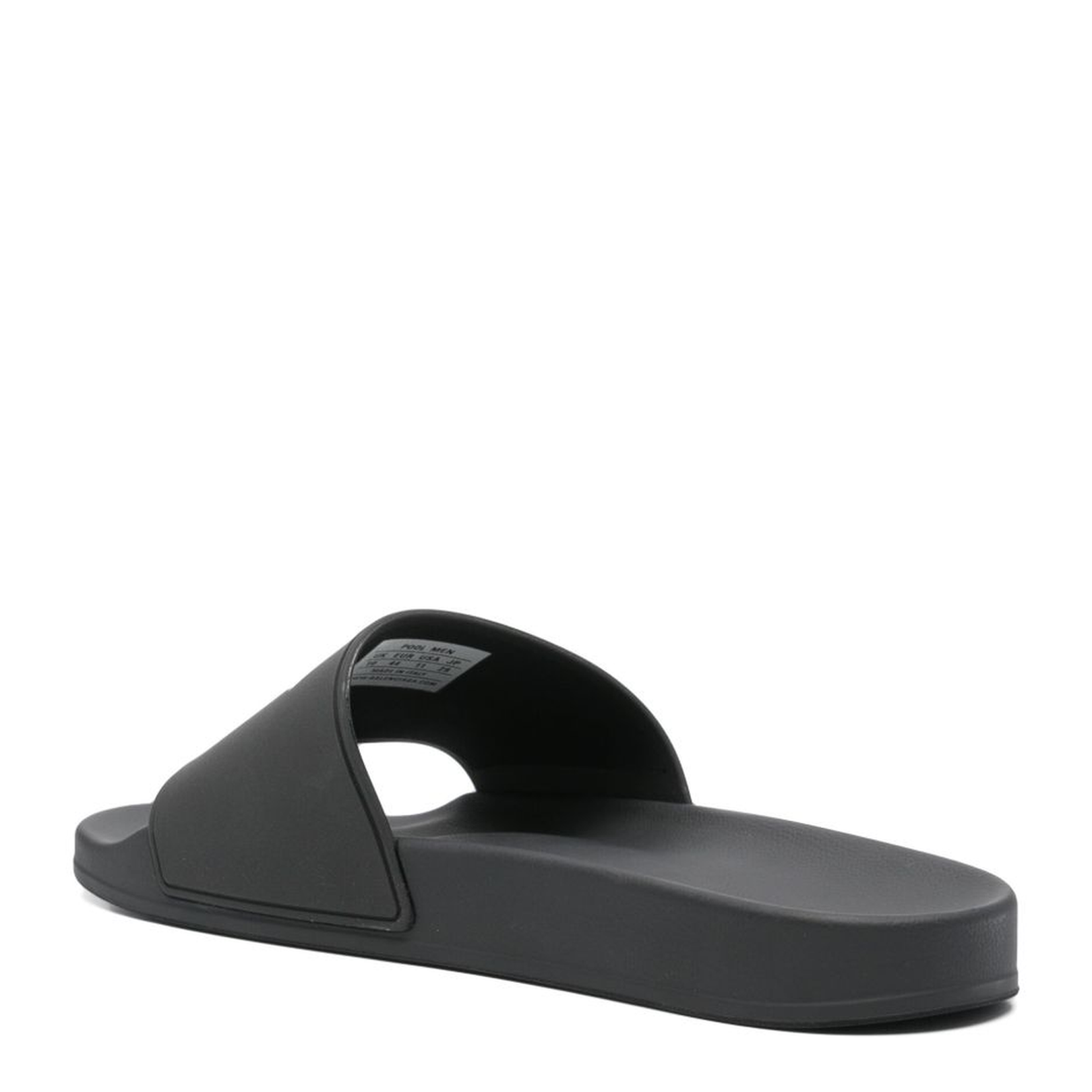 Pool Slide Sandal in Black/Yellow