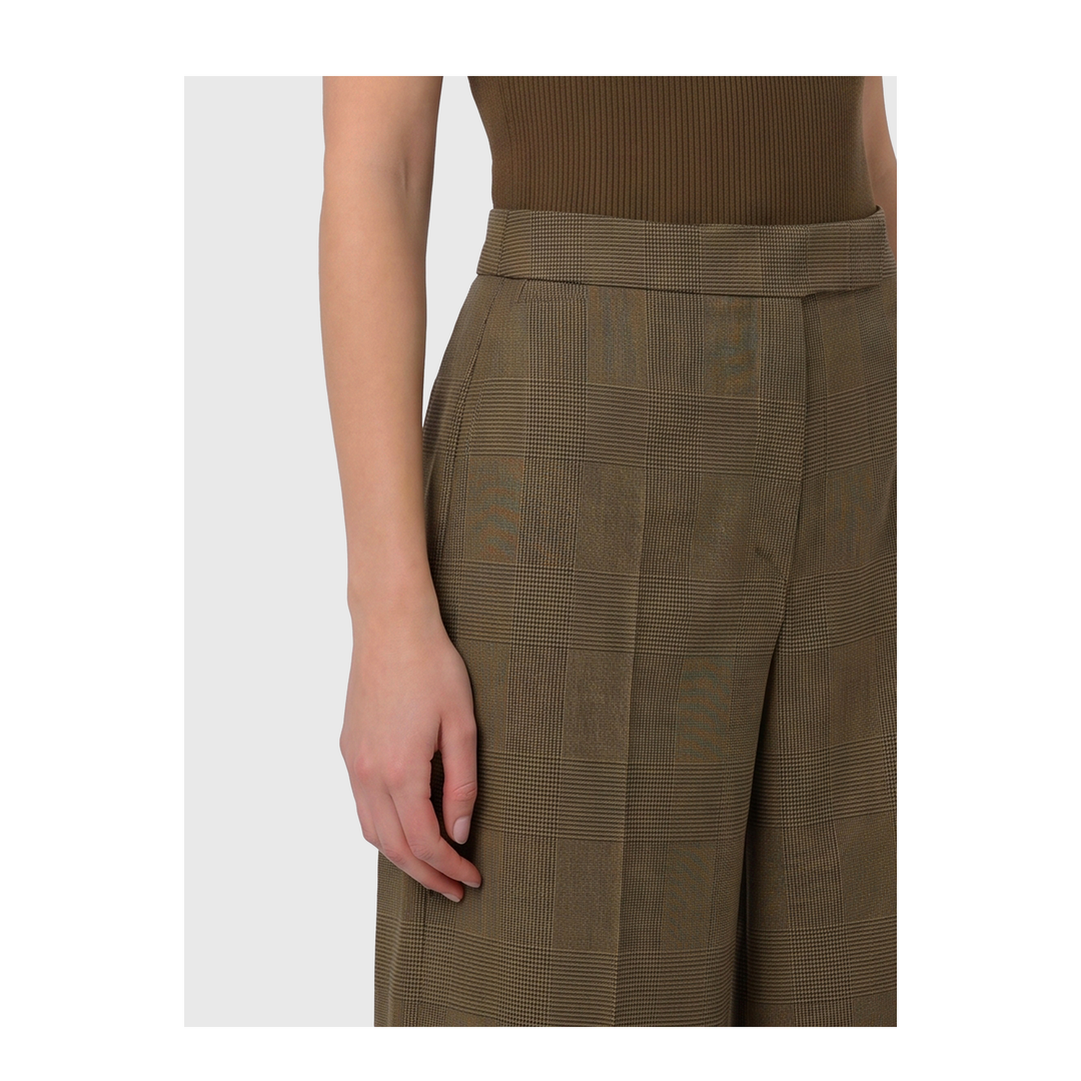 MAYFEYR - Max Mara - Netto Prince Of Wales Wool Trousers - 262113604160010270002