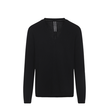 MAYFEYR - Rick Owens - Oversized Extreme V-Neck Pullover - RU01F2610KBC