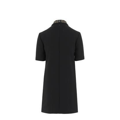 Studded Wool Crêpe Minidress