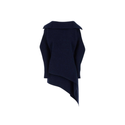MAYFEYR - Givenchy - High Neck Slashed Knitted Dress - BW231Y4ZVC467