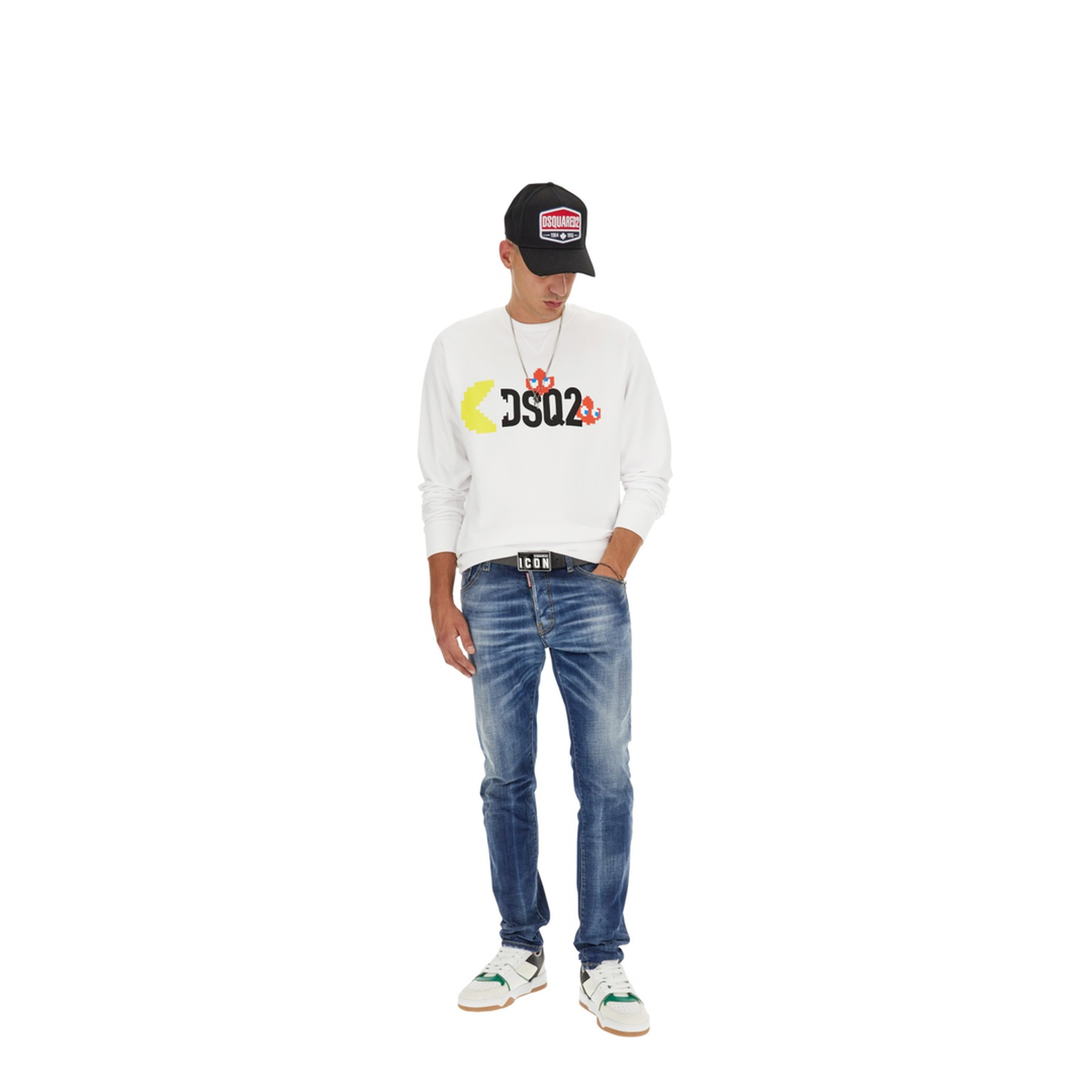 MAYFEYR - Dsquared2 - Pac-Man Sweatshirt - S71GU0638S25516100