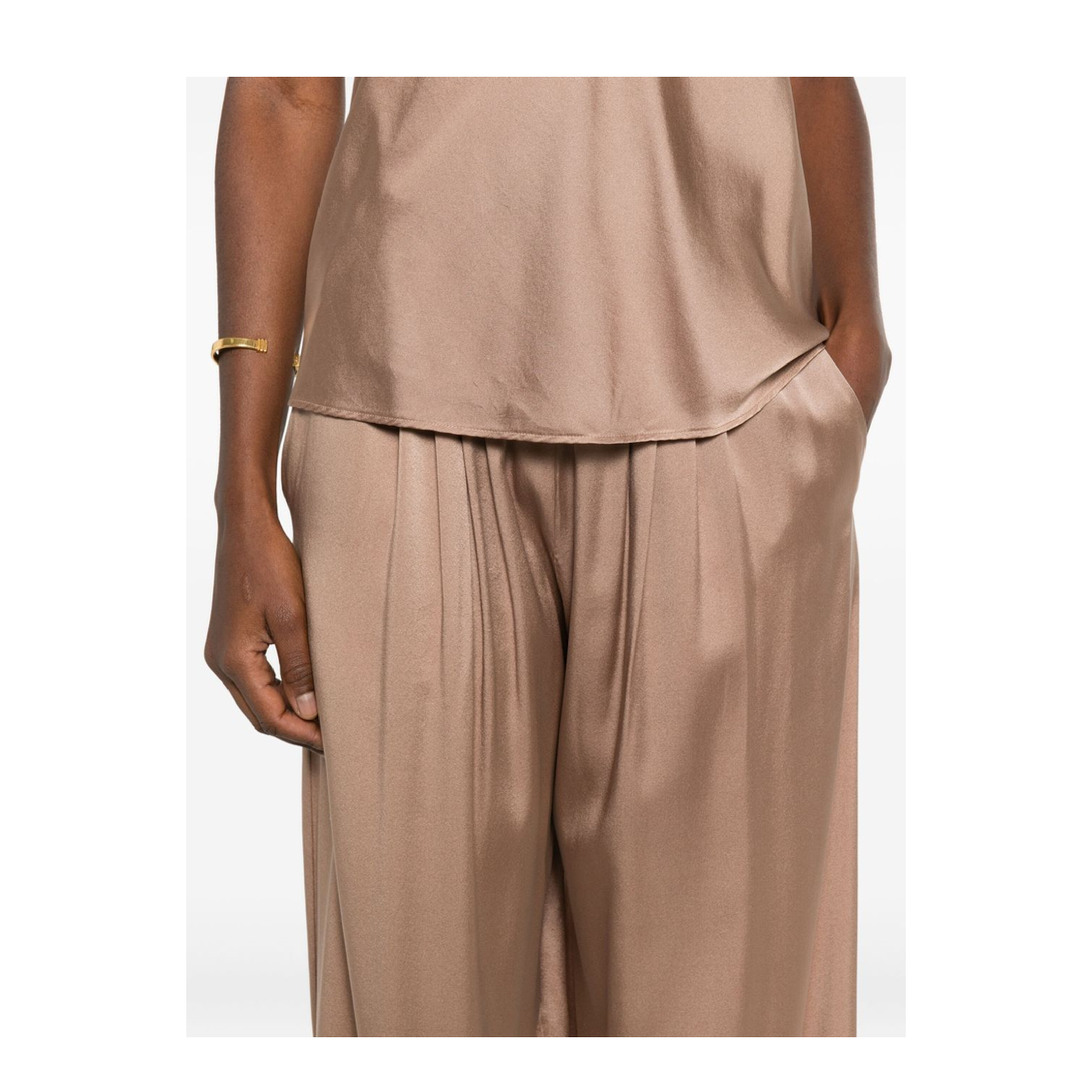 MAYFEYR - Forte Forte - Trousers Brown - 14582MYPANTSNOCE