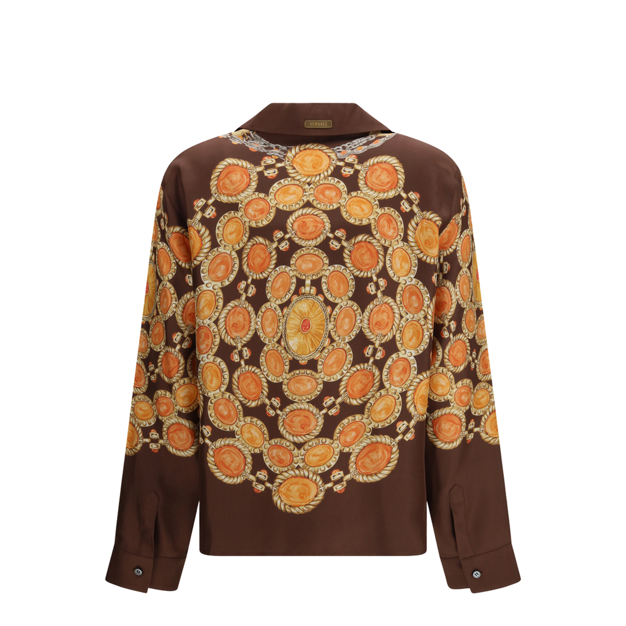 MAYFEYR - Versace - Chain Print Buttoned Shirt - 10242311A17952