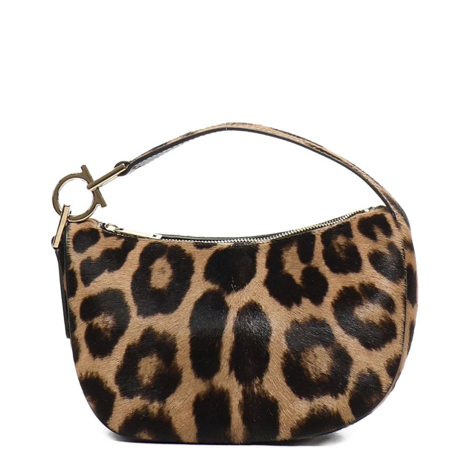 Silk & Nylon Smile Leather Handbag