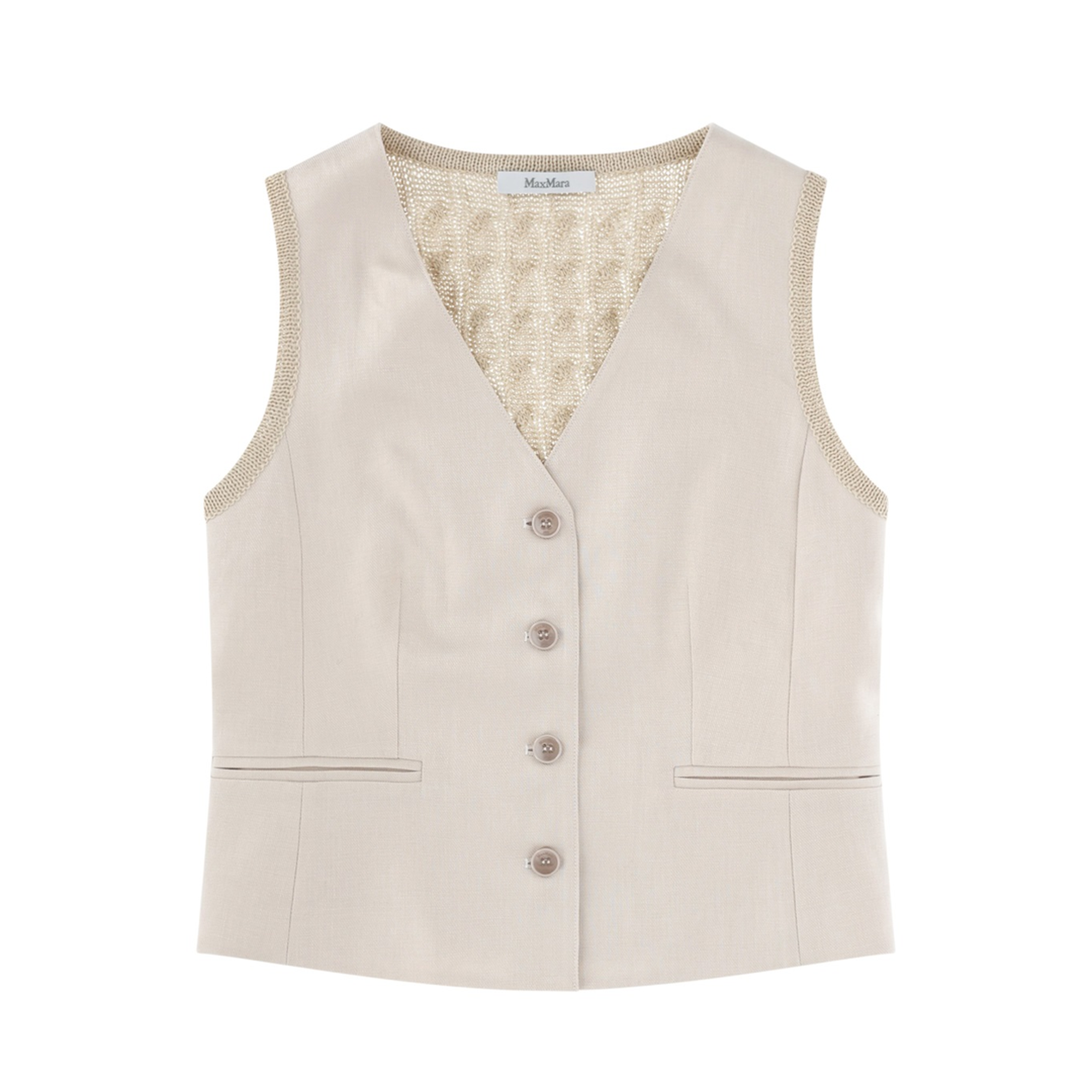 MAYFEYR - Max Mara - Gilet "Calibri" In Lino - 2611351012600113001
