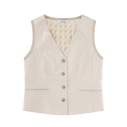 MAYFEYR - Max Mara - Gilet "Calibri" In Lino - 2611351012600113001