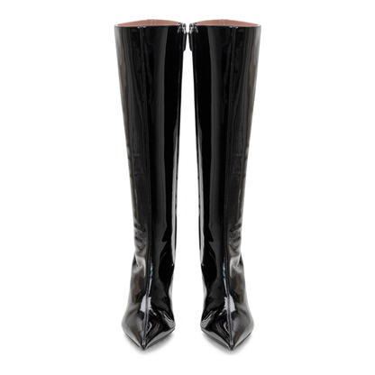 MAYFEYR - Paris Texas - Black Patent Leather Pointed Toe Boots - PX2047XVN01BLACK