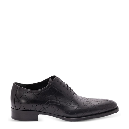 Lace-Up Shoe With Lasered Gg