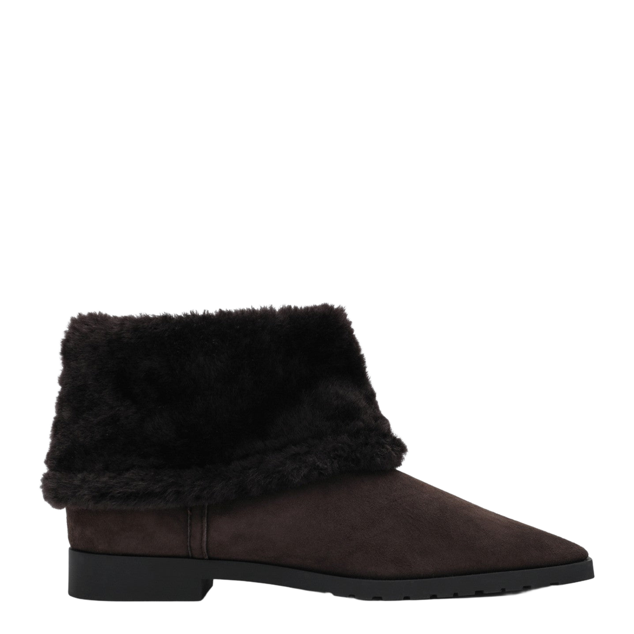 MAYFEYR - Toteme - Brown Suede And Shearling Ankle Boots - 254-WAS0255LE0116273