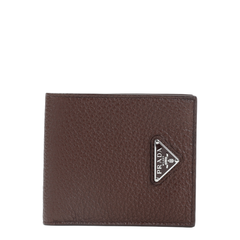 Bi-Fold Leather Wallet - Bruciato
