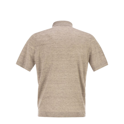 Linen Cotton Polo Shirt