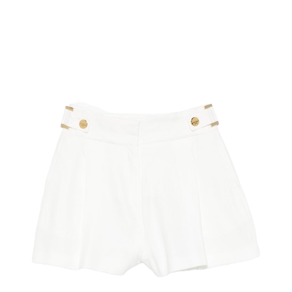 MAYFEYR - Elisabetta Franchi - Shorts Ivory - SH01162E2360