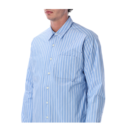 Striped Overshirt Jacket