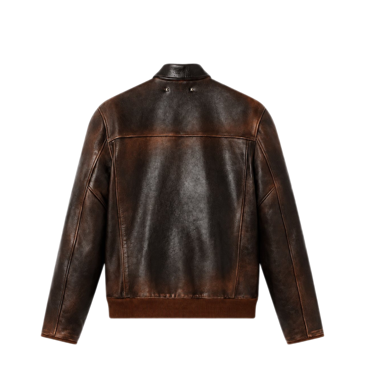 Leather Bomber Jacket