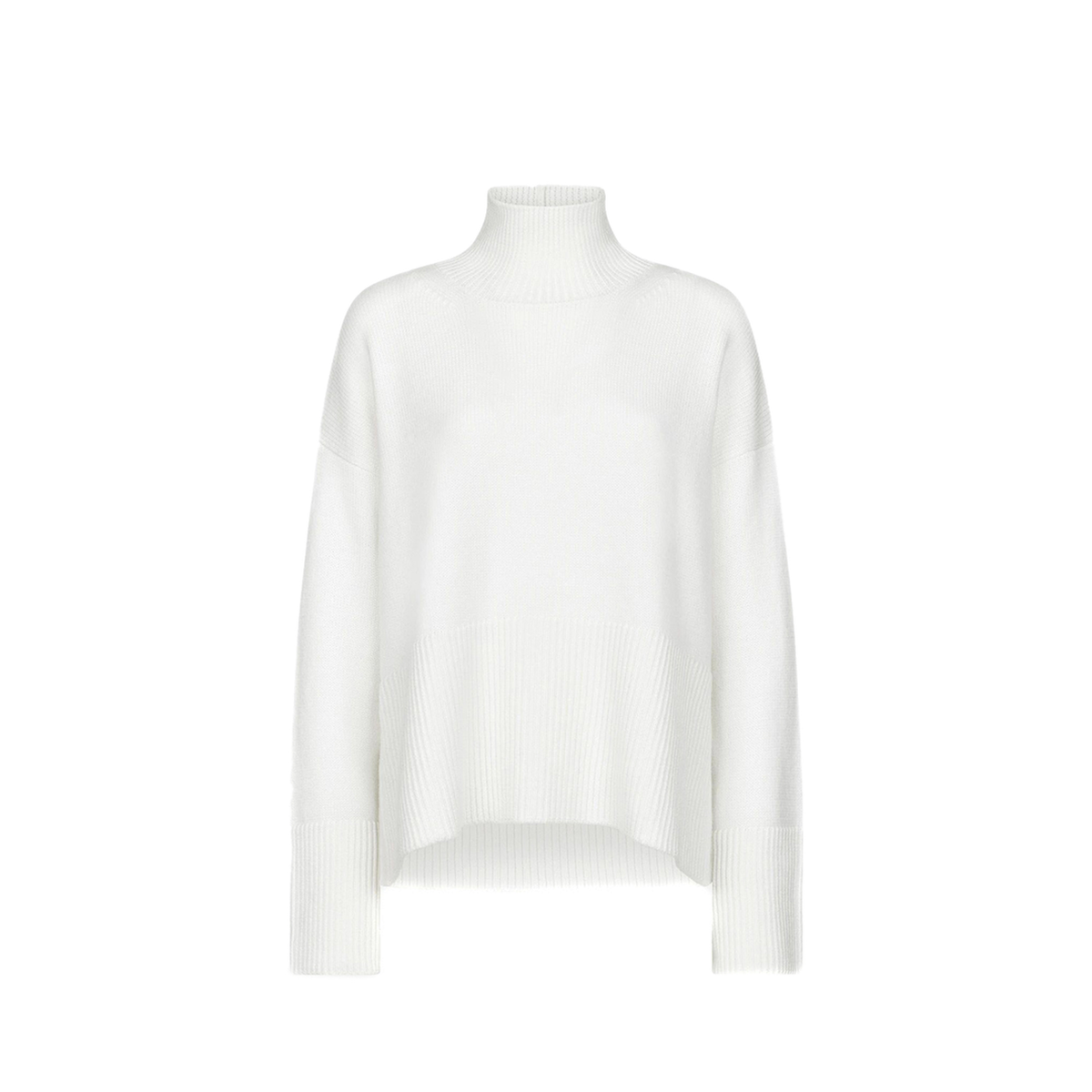 MAYFEYR - DONDUP - White Wool Sweater - DT275M00796D002017