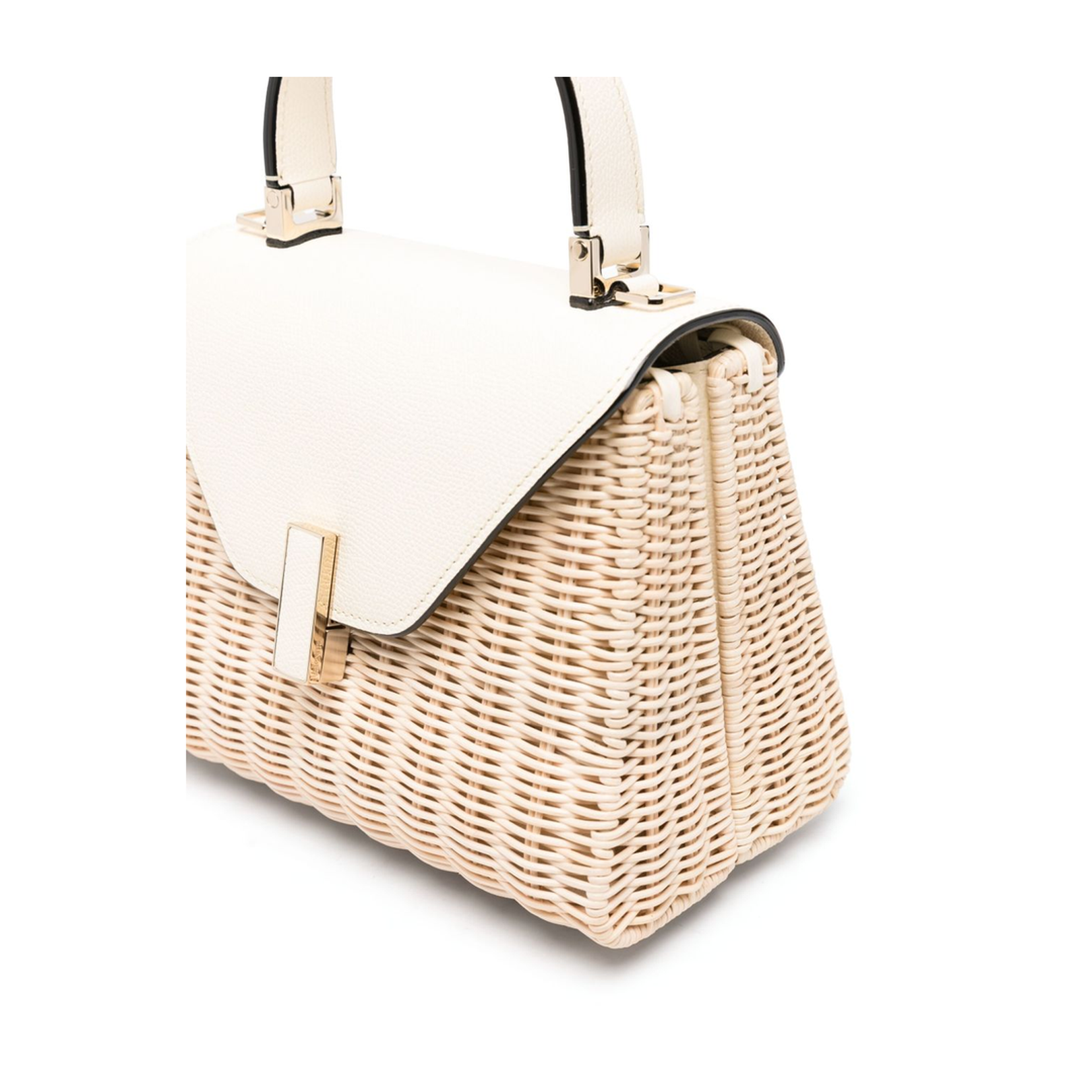 Iside Wicker Top Handle Mini Bag